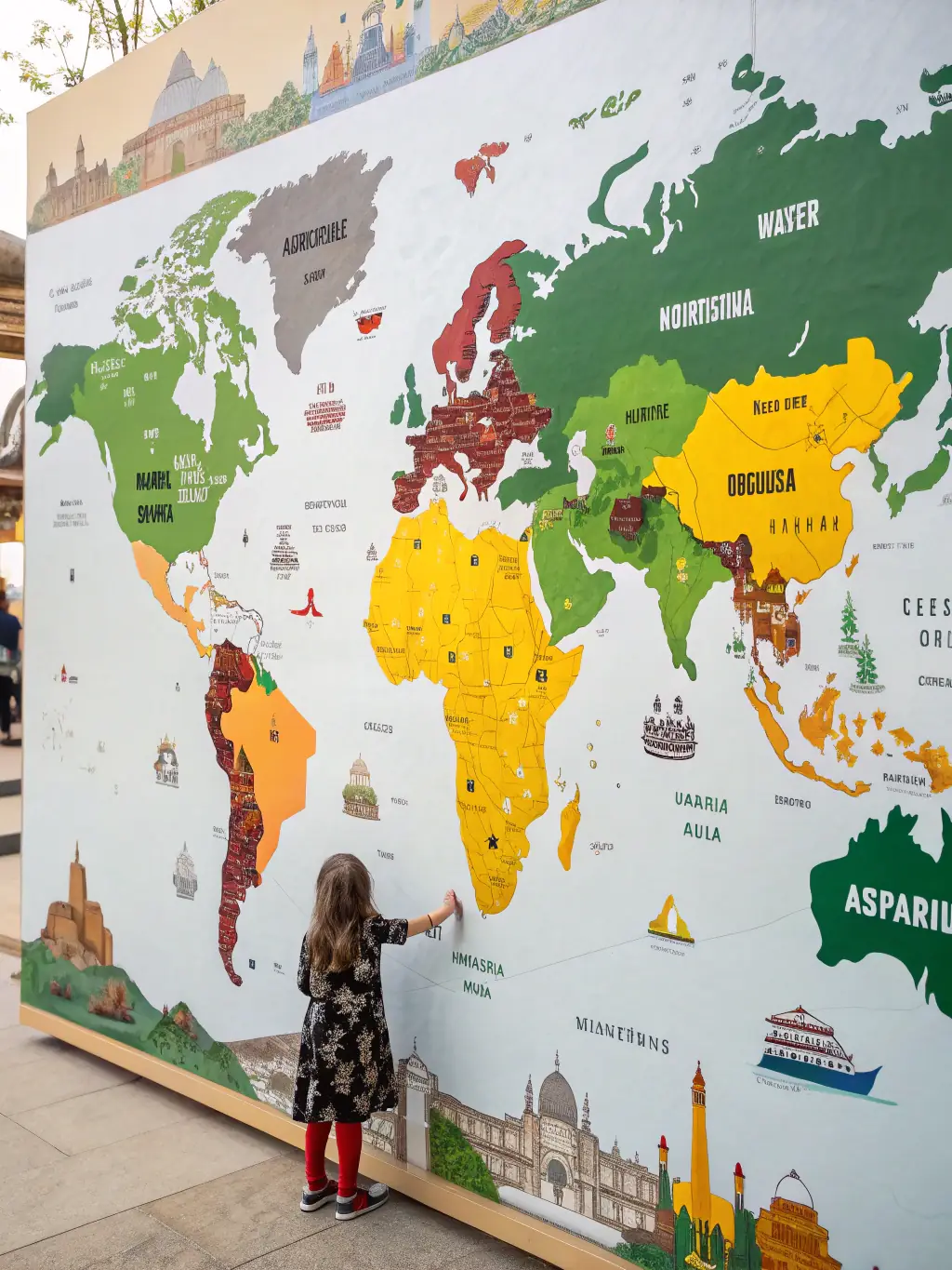 An image of a world map with pins indicating various countries, highlighting Lekerta's global network and logistical capabilities.